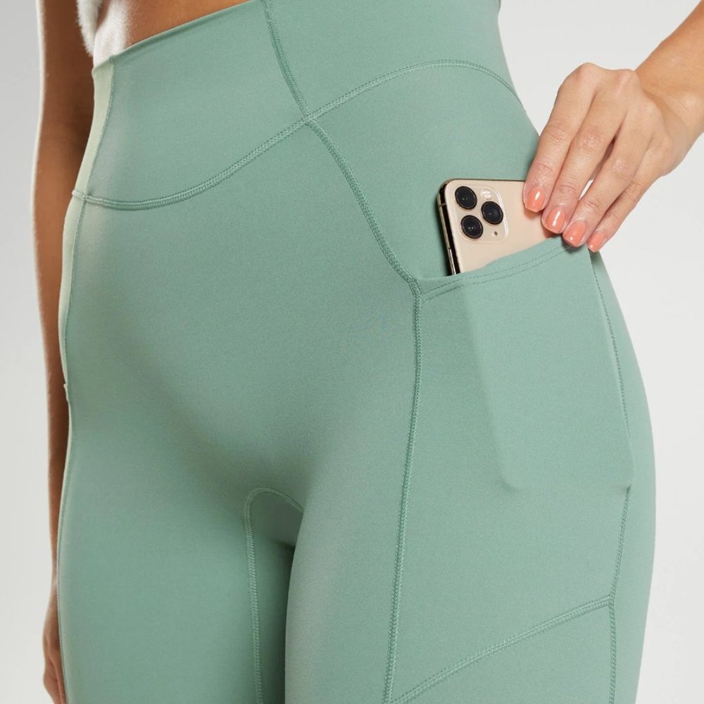 BNWT GYMSHARK X WHITNEY SIMMONS V5 LEGGINGS LEAF GREEN XS - Picture 3 of 7